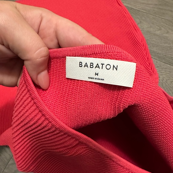 Aritzia Babaton Sculpt Knit One-Shoulder Dress - Picture 4 of 5